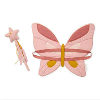 Ali di Fata e Bacchetta Magica Rosa - Fairy Wings and Magic Wand Pink Fairy Garden (CL24099035)
