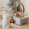 Cubo con Forme ad Incastro in Legno Blue Forest Friends - Shape Sorter Blue Forest Friends