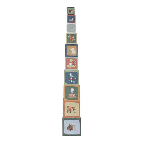 Little Dutch | Cubi Impilabili Blue Forest Friends | LD7239