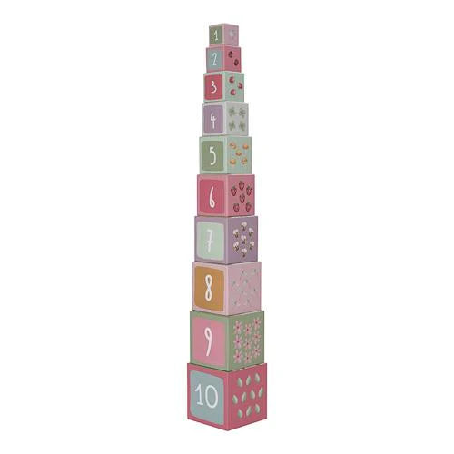 Little Dutch | Cubi Impilabili Rosa Fairy Garden | LD7339