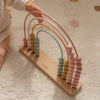Abaco Rosa Arcobaleno in Legno Fairy Garden - Rainbow Abacus Pink Fairy Garden