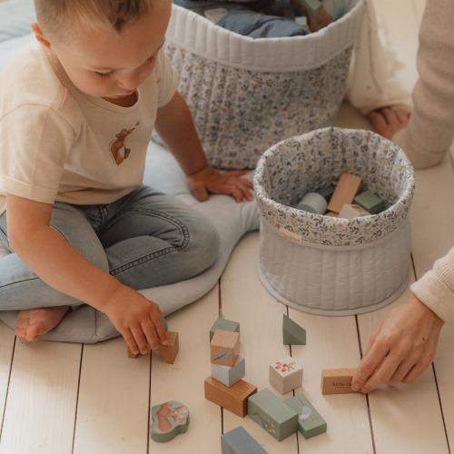 Costruzioni in Legno Forest Friends Blocchi - Building Blocks Blue Forest Friends (LD7245)