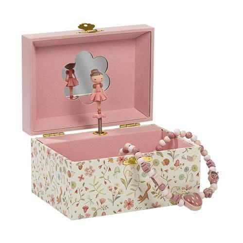 Carillon Musicale Portagioie con Ballerina Fairy Wonders - Musical Jewellery Box Pink
