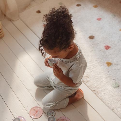 Tappeto a Pois Rosa - Rug Dots Pink Multi Colored Essentials (RU10154009)