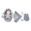 Bambola Neonato Jim in Stoffa Blu con Accessori Sailors Bay - Baby doll Jim Sailors Bay Blue