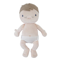 Bambola Neonato Jim in Stoffa Blu con Accessori Sailors Bay - Baby doll Jim Sailors Bay Blue