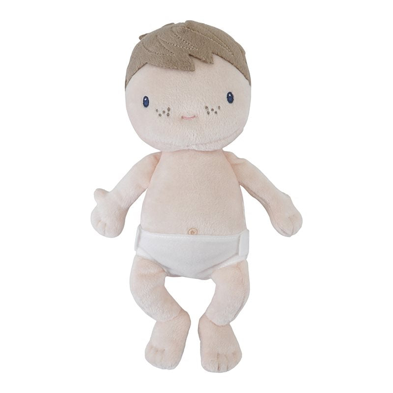Bambola Neonato Jim in Stoffa Blu con Accessori Sailors Bay - Baby doll Jim Sailors Bay Blue