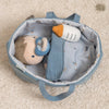 Bambola Neonato Jim in Stoffa Blu con Accessori Sailors Bay - Baby doll Jim Sailors Bay Blue