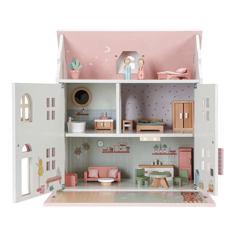 Casa delle Bambole in Legno - Wooden Dollhouse