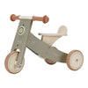 Triciclo in Legno Verde Olive Primi Passi - Wooden Tricycle Olive