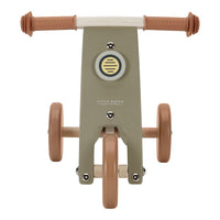 Triciclo in Legno Verde Olive Primi Passi - Wooden Tricycle Olive