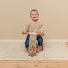Triciclo in Legno Verde Olive Primi Passi - Wooden Tricycle Olive