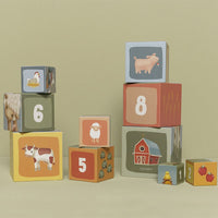 Cubi Impilabili Little Farm - Stacking Blocks Little Farm