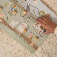 Puzzle in Legno Sonoro Piccola Fattorie Little Farm - Wooden Sound puzzle Little Farm