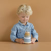 Torre in Legno Impilabile Blu Oceano - Rocking Ring Stacker Blue Ocean