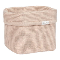 Cestino Portaoggetti in Maglia Small Beige