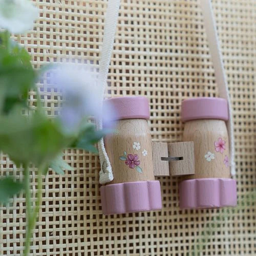 Binocolo in Legno Fairy Garden Rosa - Wooden Telescope Pink Fairy Garden (LD9102)