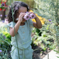 Binocolo in Legno Fairy Garden Rosa - Wooden Telescope Pink Fairy Garden (LD9102)