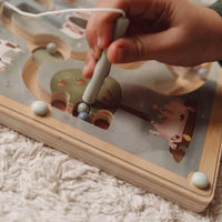 Labirinto Magnetico Piccola Fattoria Gioco in Legno - Magnetic Maze Little Farm