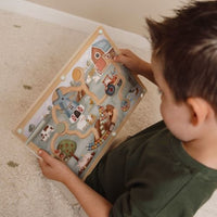 Labirinto Magnetico Piccola Fattoria Gioco in Legno - Magnetic Maze Little Farm