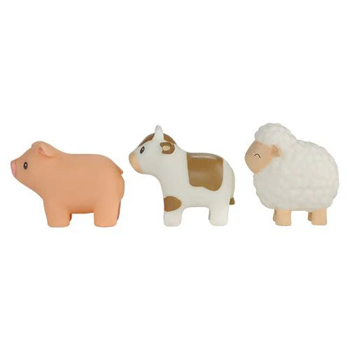 Set di Animali in Gomma da Bagno Little Farm - Bath Figures Set Multicolored Little Farm
