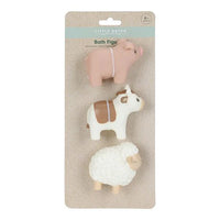 Set di Animali in Gomma da Bagno Little Farm - Bath Figures Set Multicolored Little Farm