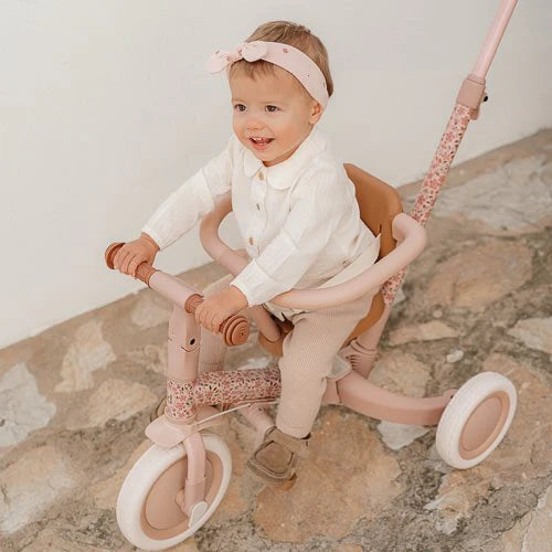 Triciclo 4 in 1 Rosa - 4 in 1 Tricycle Pink