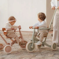 Triciclo 4 in 1 Rosa - 4 in 1 Tricycle Pink