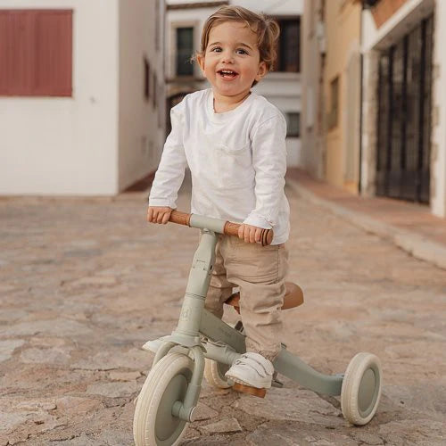 Triciclo 4 in 1 Verde - 4 in 1 Tricycle Green