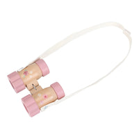 Binocolo in Legno Fairy Garden Rosa - Wooden Telescope Pink Fairy Garden (LD9102)