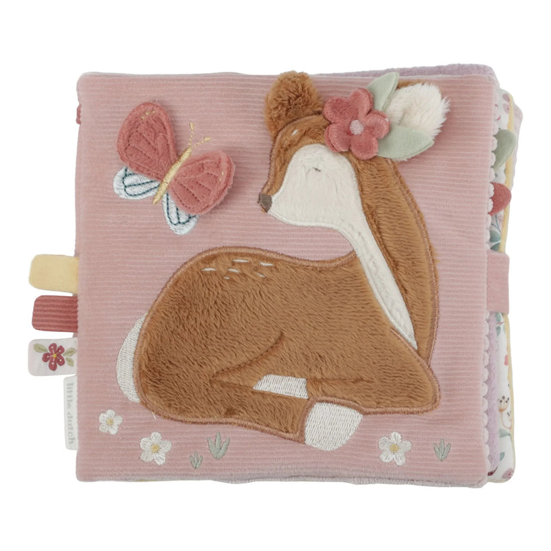 Libro Morbido in Stoffa Multi Attività Fairy Garden - Soft Activity Pink Fairy Garden