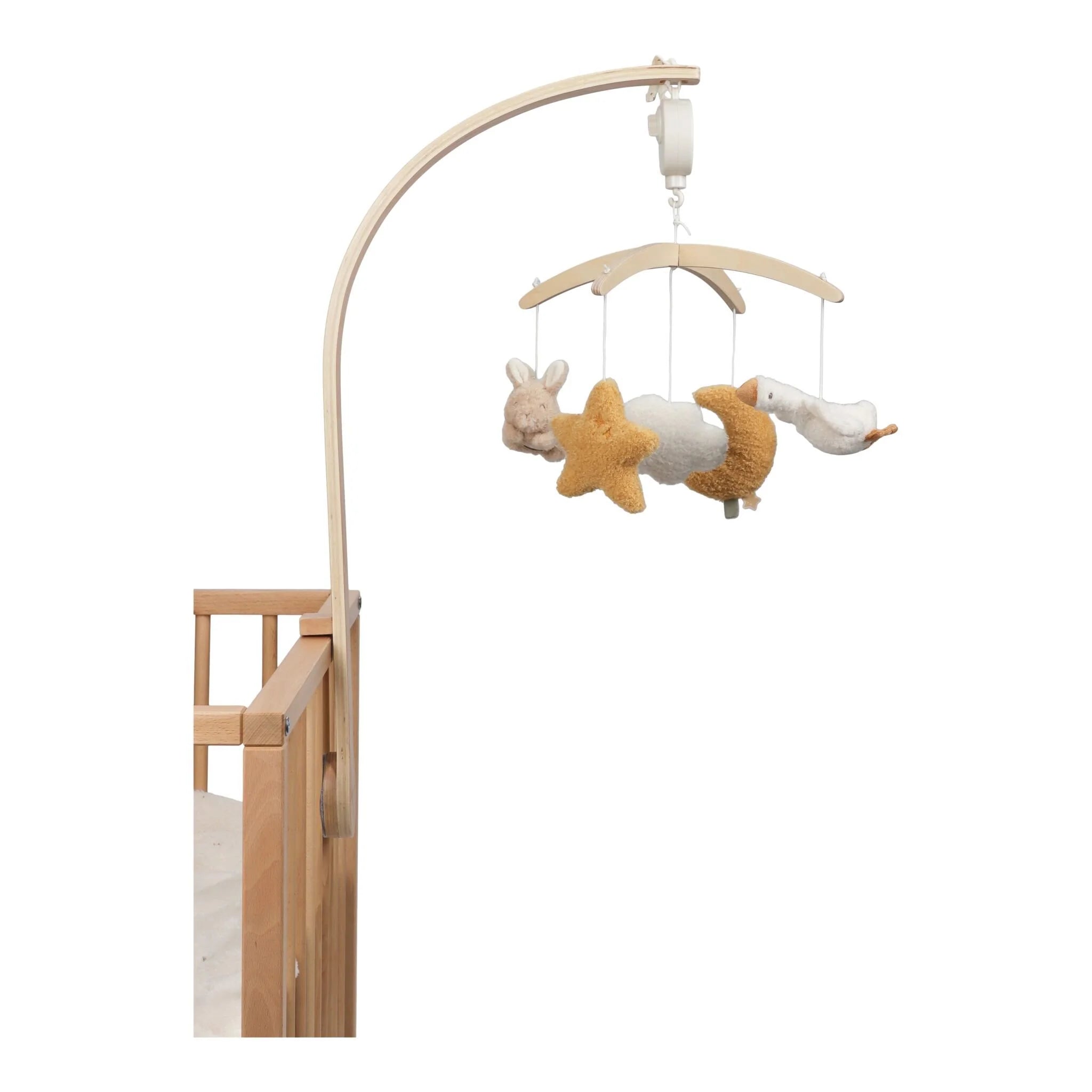 Giostrina Musicale in Legno Beige Newborn Naturals - Little Dutch Wooden Music Beige Newborn Naturals