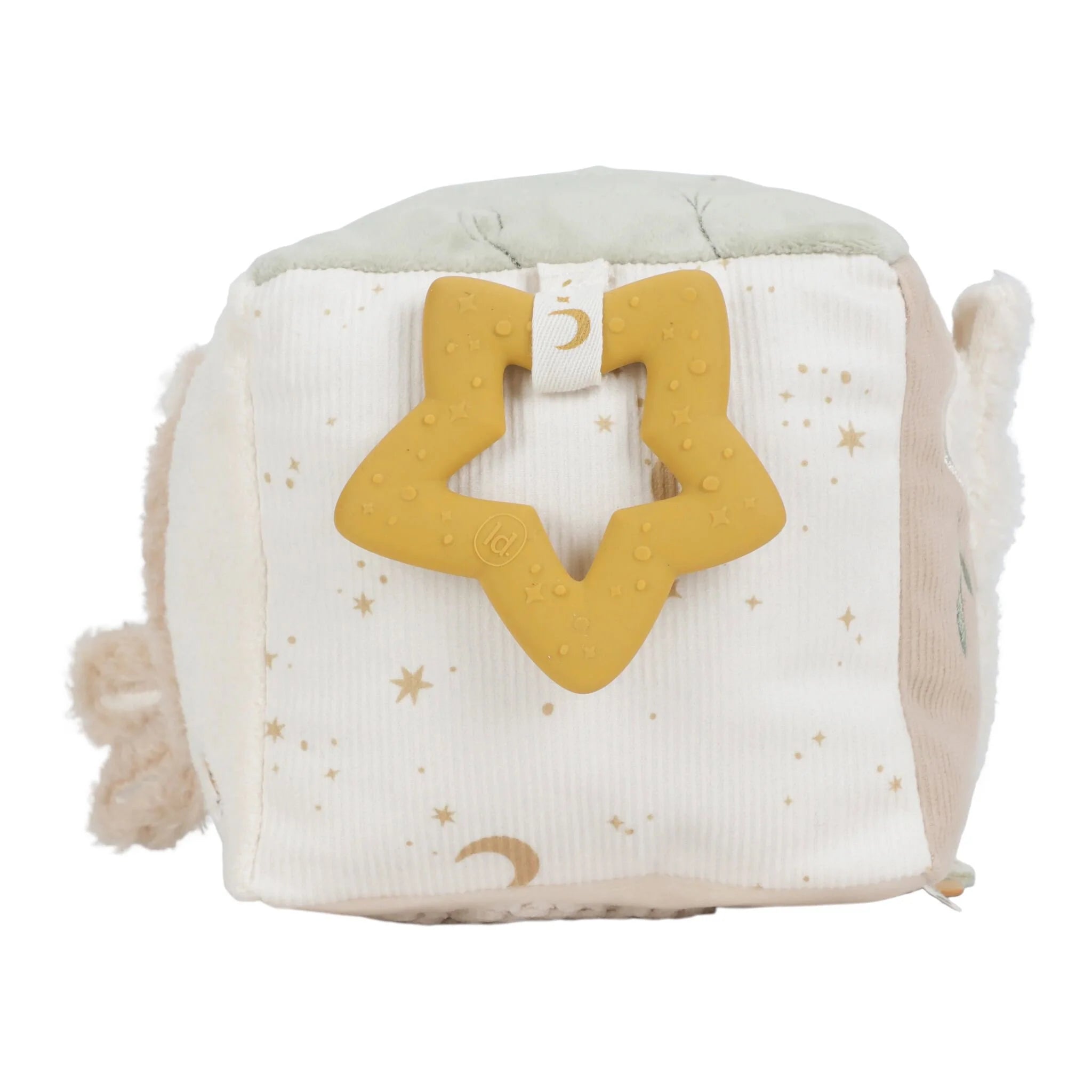 Cubo Morbido Beige Newborn Naturals Cubo Multiattività Sensoriale In Stoffa Attività - Activity Cube Beige Newborn Naturals (LD8409)