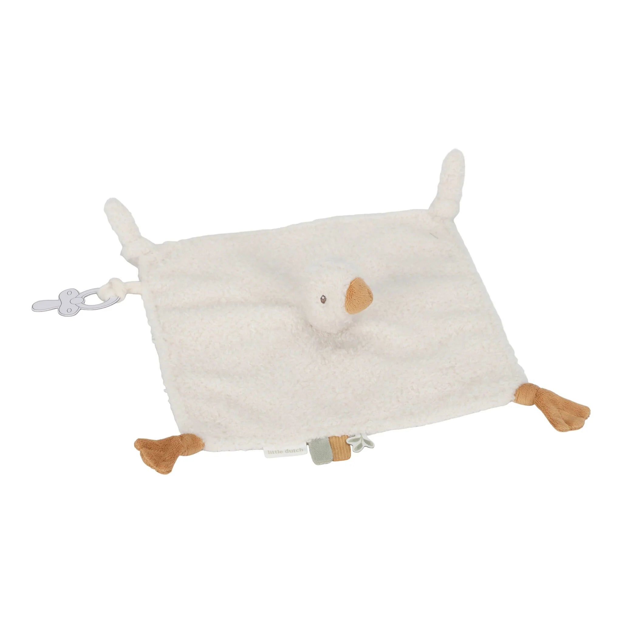 Doudou Bianco Piccola Oca - Cuddle Cloth White Little Goose (LD8402)