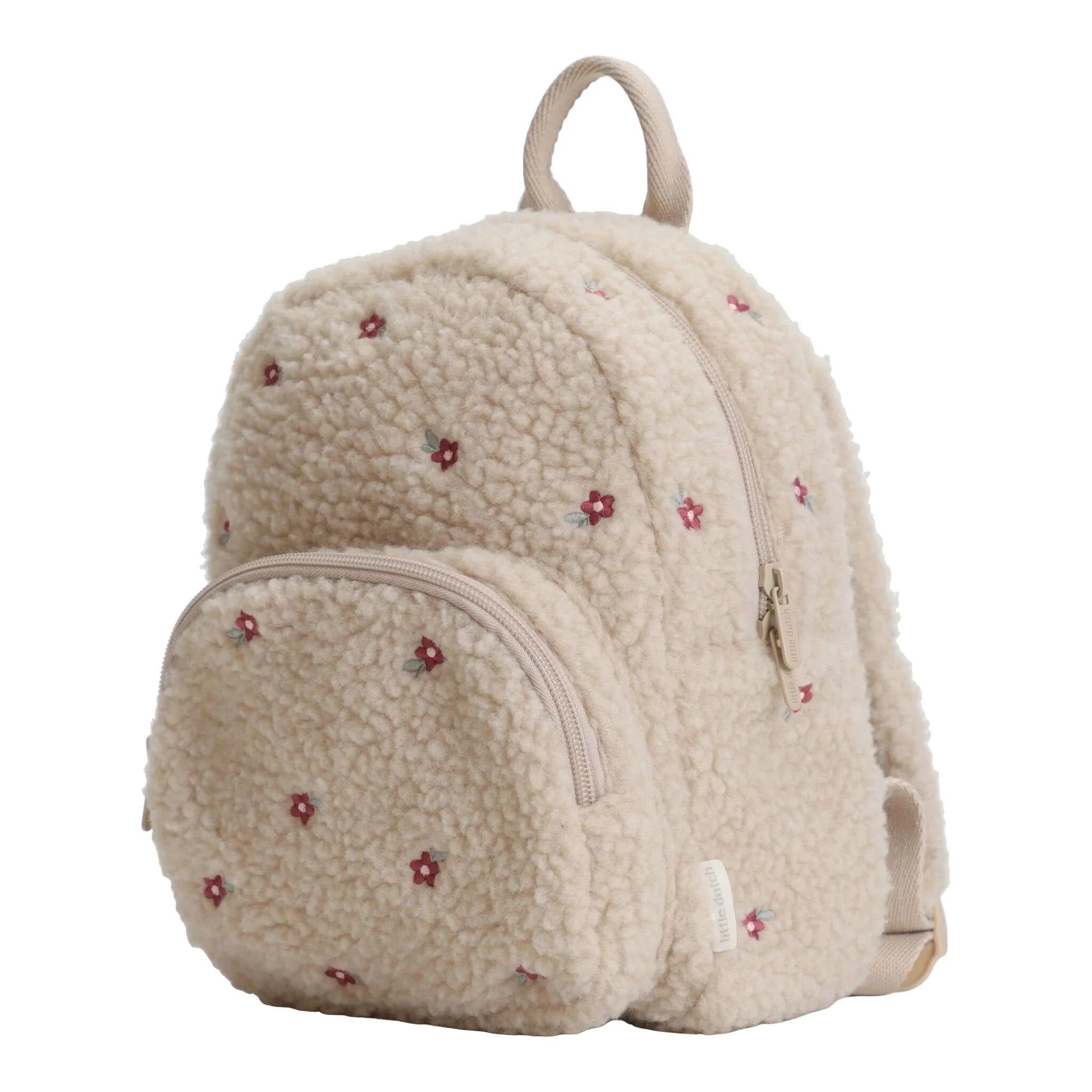 Zaino Teddy Sabbia con Fiorellini - Teddy Backpack Sand