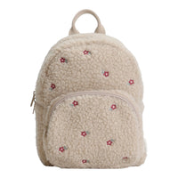 Zaino Teddy Sabbia con Fiorellini - Teddy Backpack Sand