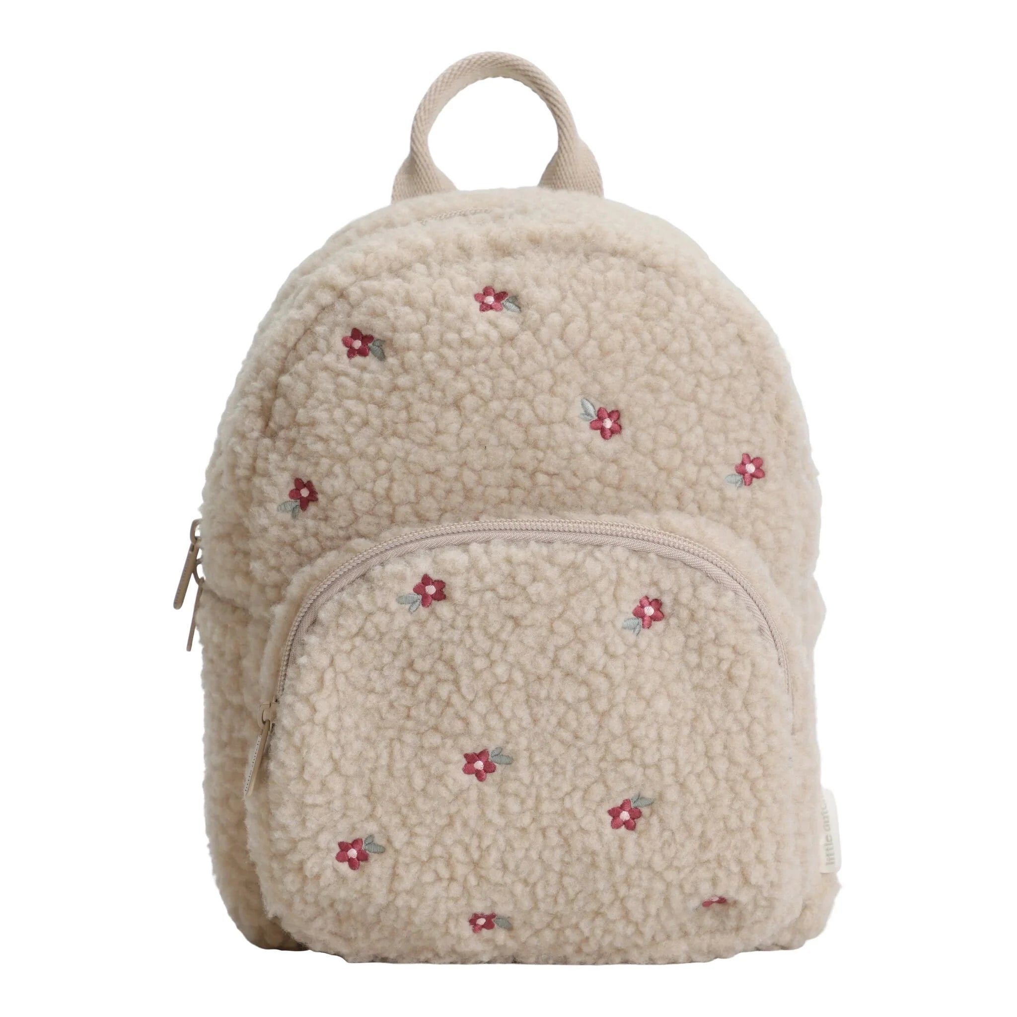 Zaino Teddy Sabbia con Fiorellini - Teddy Backpack Sand