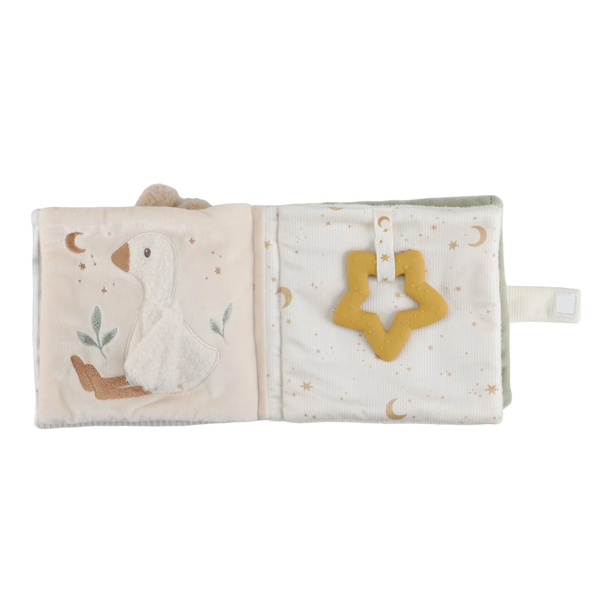 Libro Morbido Beige Coniglietto Multi Attività con Gancio Passeggino Newborn Baby Bunny - Activity Booklet Beige Newborn Naturals Baby Bunny