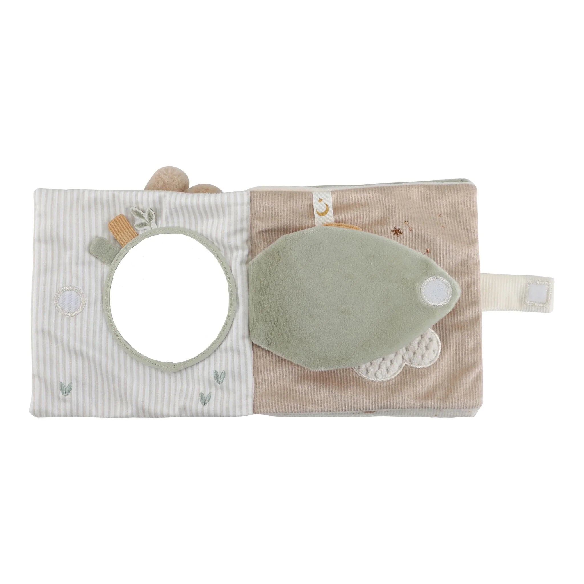 Libro Morbido Beige Coniglietto Multi Attività con Gancio Passeggino Newborn Baby Bunny - Activity Booklet Beige Newborn Naturals Baby Bunny
