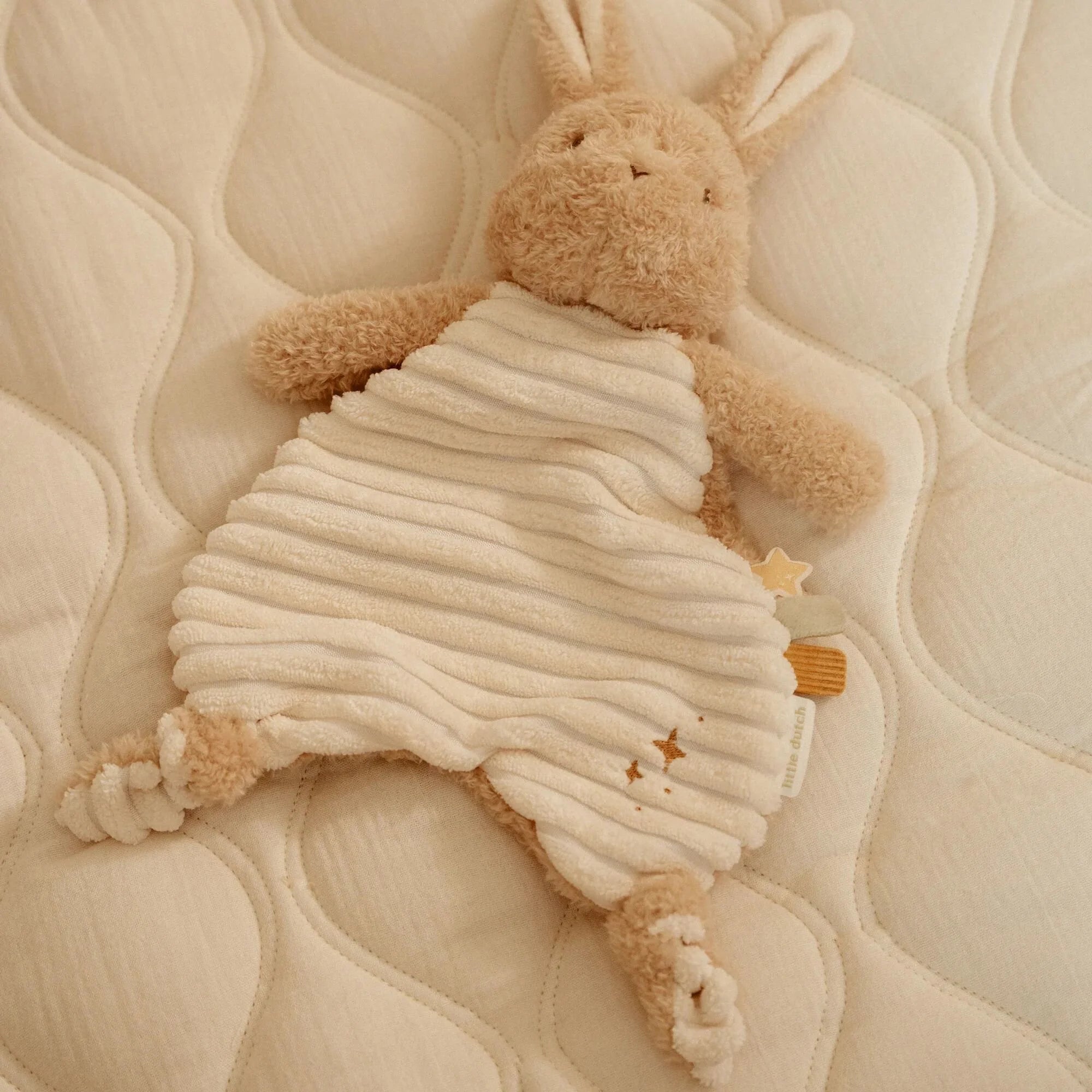 Doudou Beige Coniglietto Cuddle Cloth Beige Newborn Naturals (LD8402)