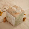 Cubo Morbido Beige Newborn Naturals Cubo Multiattività Sensoriale In Stoffa Attività - Activity Cube Beige Newborn Naturals (LD8409)