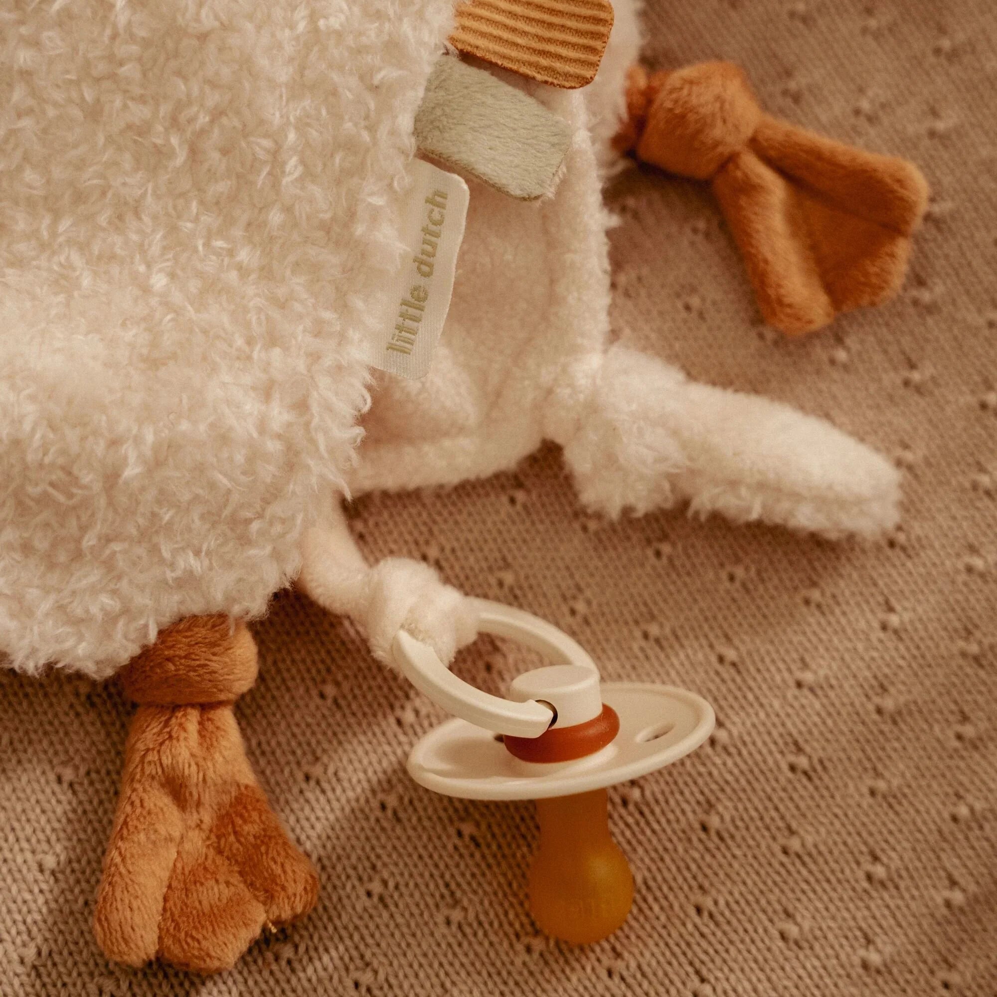 Doudou Bianco Piccola Oca - Cuddle Cloth White Little Goose (LD8402)