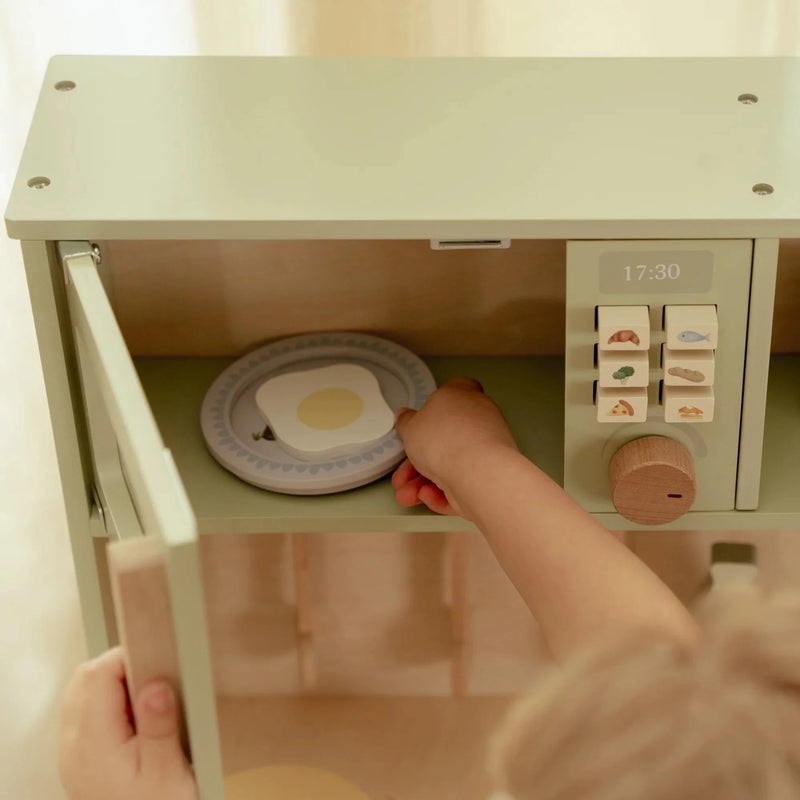 Cucina Giocattolo in Legno Verde - Wooden Play Kitchen Green Essentials