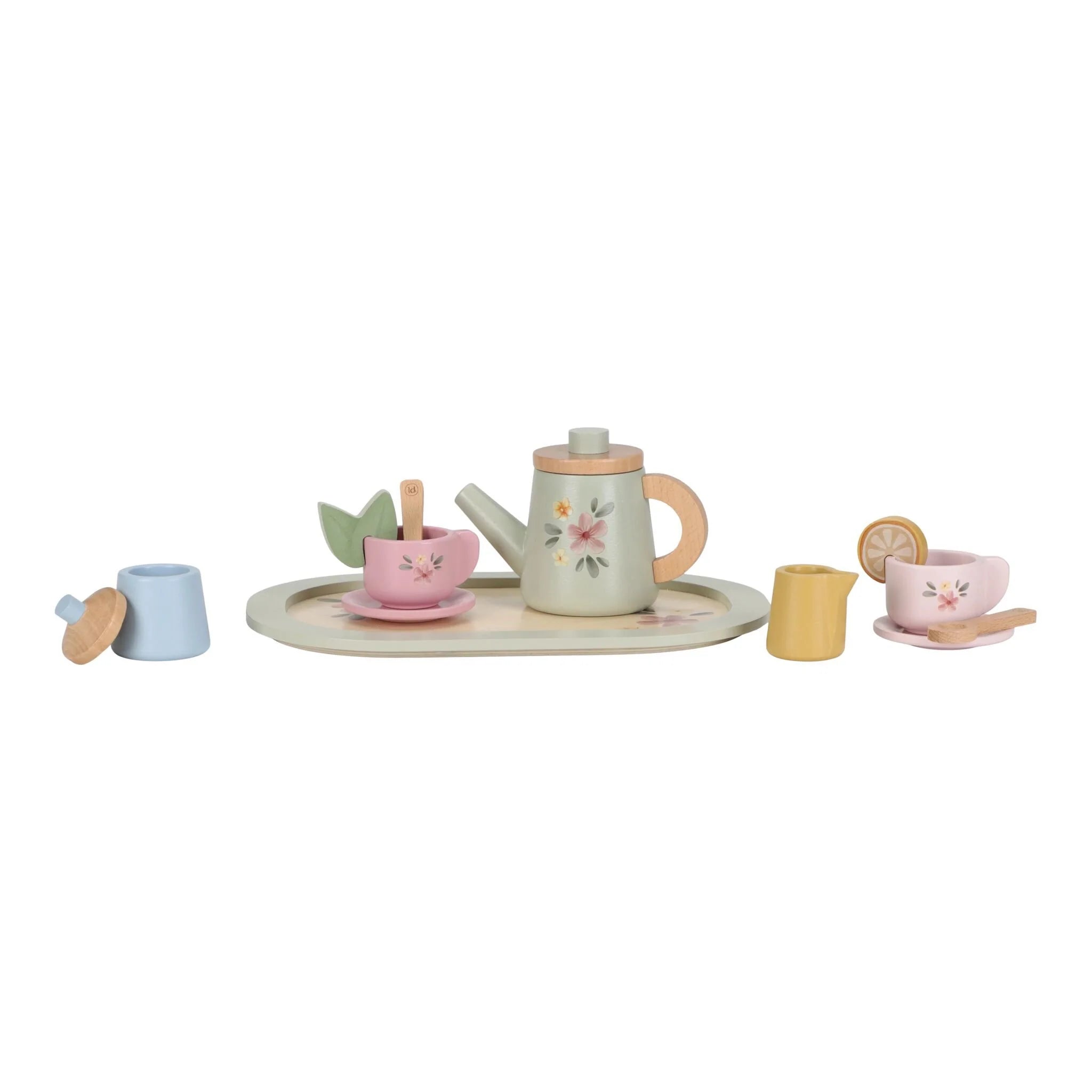 Servizio da Té in Legno Set da tè in legno - Wooden Ttea Set (LD2507)