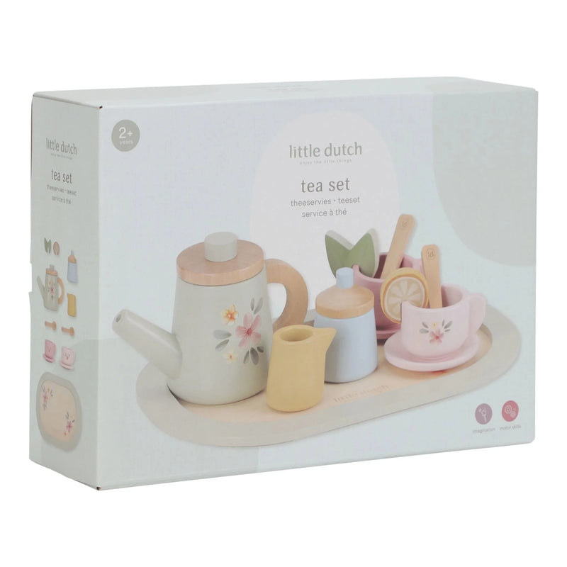 Servizio da Té in Legno Set da tè in legno - Wooden Ttea Set (LD2507)