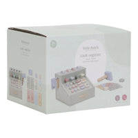 Registratore di Cassa in Legno con Pos e Lettore Barcode - Wooden Cash Register with Scanner and Card Reader (LD2511)