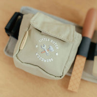 Cintura Attrezzi Cintura Portautensili in Legno Blu - Wooden Tool Belt Blue Essentials (LD2543)