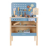 Banco da Lavoro in Legno Tavolo da Lavoro - Wooden Workbench Blue Essentials (LD2545)