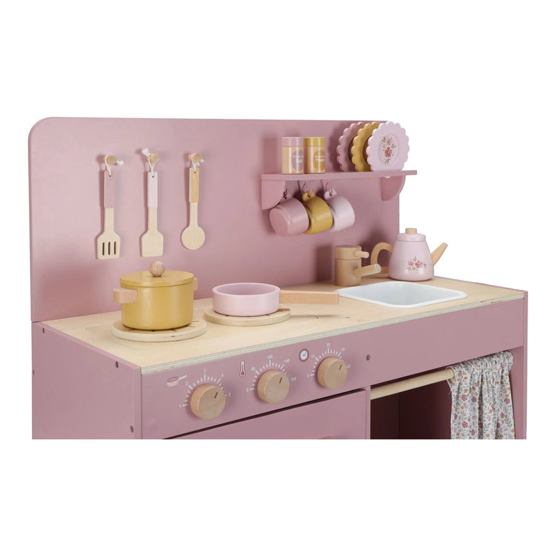 Cucina Rosa Giocattolo in Legno  - Wooden Play Kitchen Pink Essentials (LD2501)