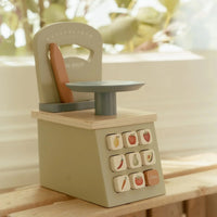 Bilancia da Gioco in Legno Verde - Wooden Play Scale Green Essentials